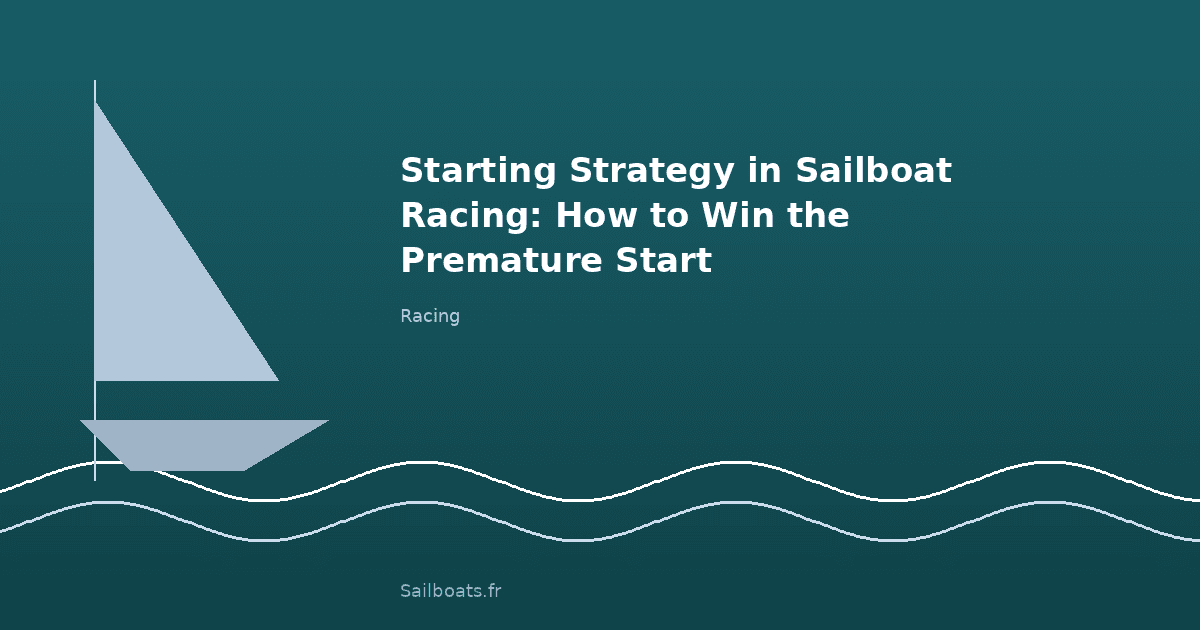 Sailboat Racing Starting Strategy: Win the Start