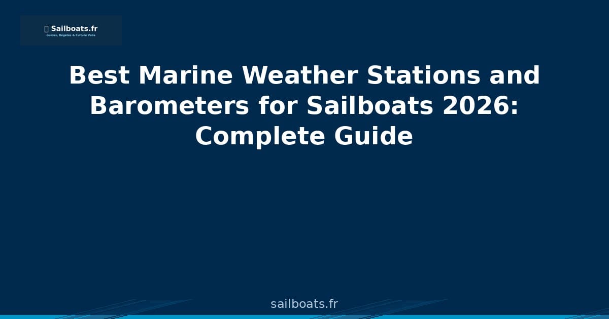 Best Marine Weather Stations and Barometers for Sailboats 2026: Complete Guide
